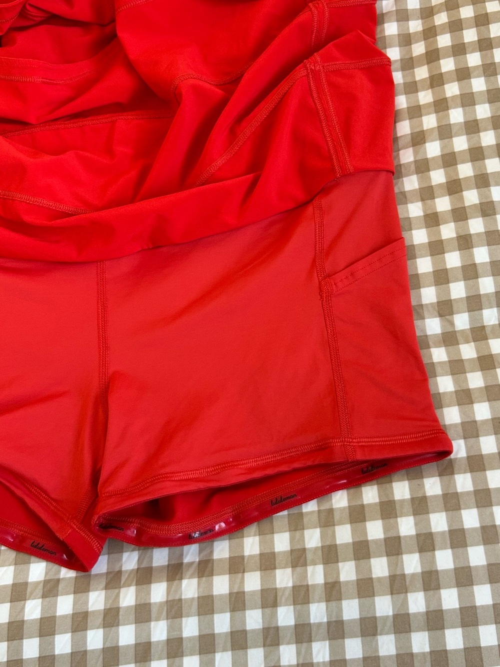 lululemon athletica Women's Red tennis skirt in size 10 - Picture 7 of 10